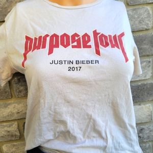 2017 Justin Bieber tour tee